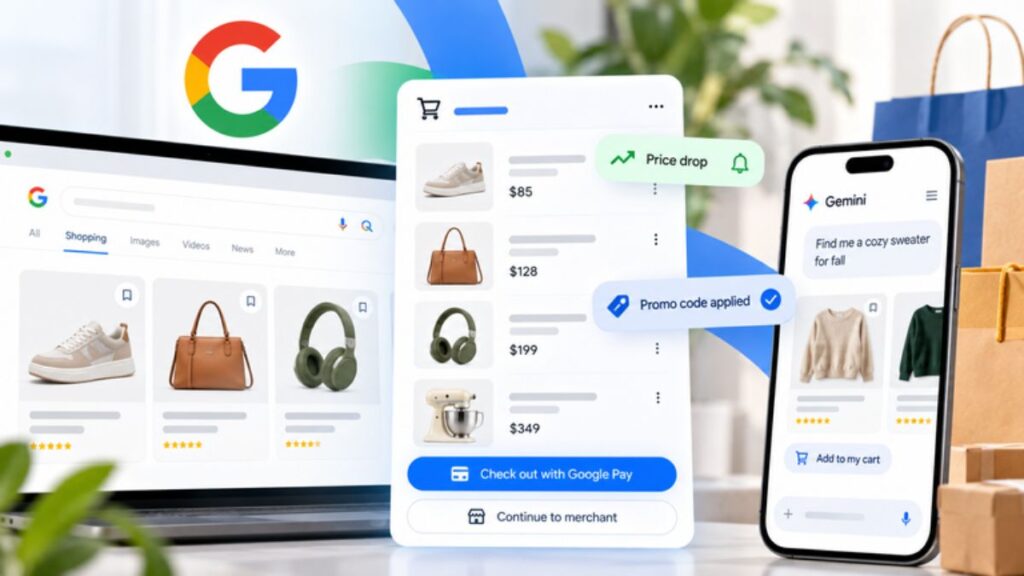 Google Universal Cart AI Shopping Features