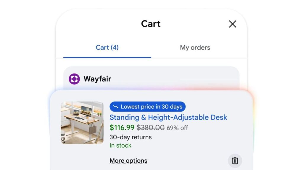 Google Universal Cart AI Shopping Features