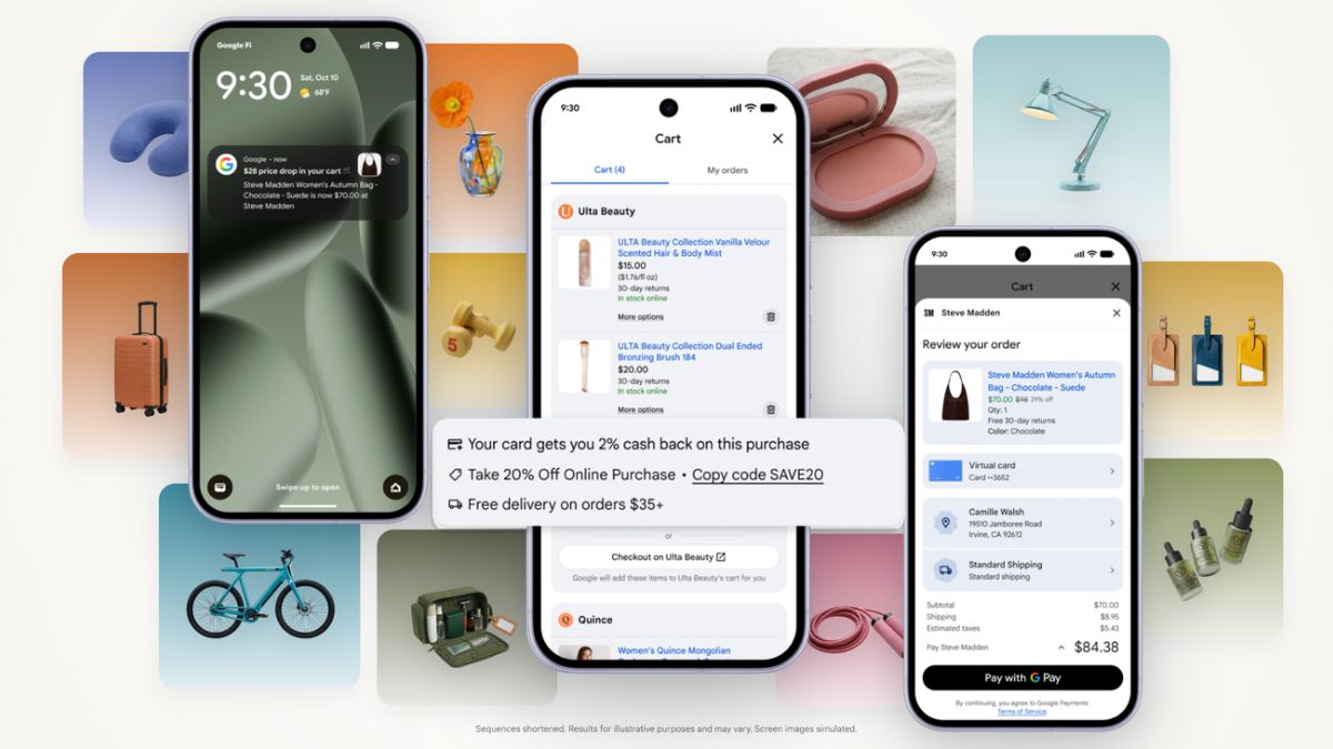 Google Universal Cart AI Shopping Features
