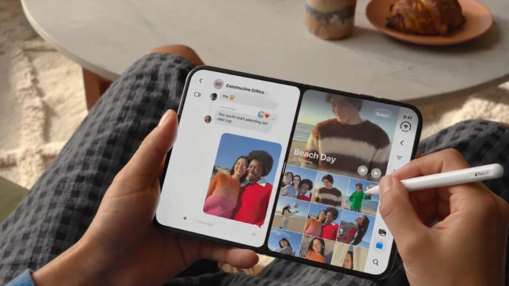 iPhone Duo with Apple Pencil support in the iOS 27.2 update